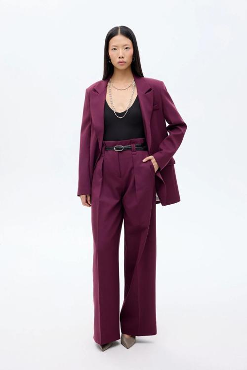 Kemer Detaylı Kadın Pantolon