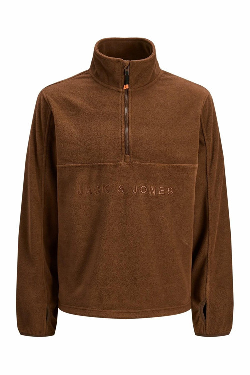 Jack Jones Alpes Half Fleece Fermuarlı Yaka Erkek Polar 12284828