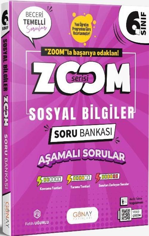 6. Sınıf Sosyal Bilgiler Soru Bankası Zoom Serisi 2026