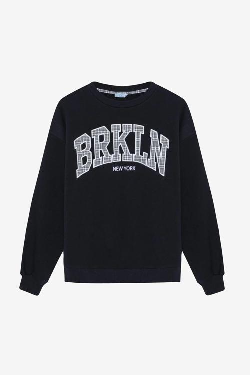 Nakış Detaylı Kadın Sweatshirt 26KSWT00757