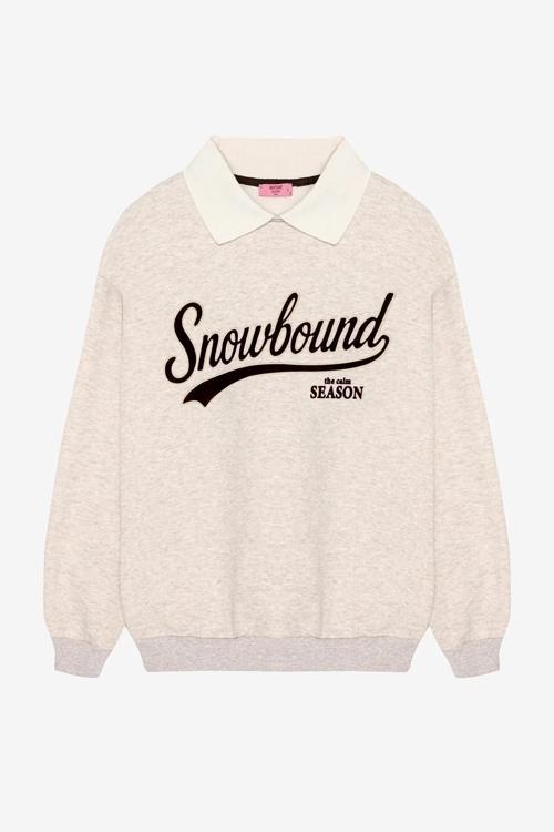 Baskı Detaylı Kadın Sweatshirt