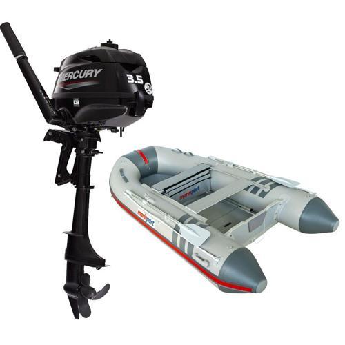 300 Ahşap Tabanlı Şişme Bot + Mercury 3.5 HP Deniz Motoru