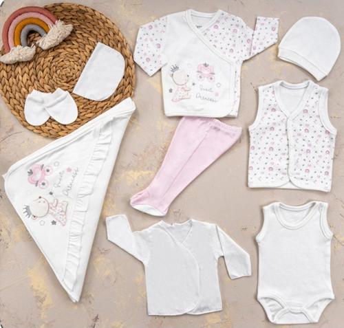 Nev Bebe Çocuk Prenses 10 Parça Hastane Çıkışı