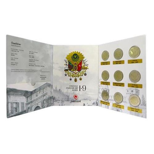 Osmanlı Padişahları Bimetal 9'lu Para Seti