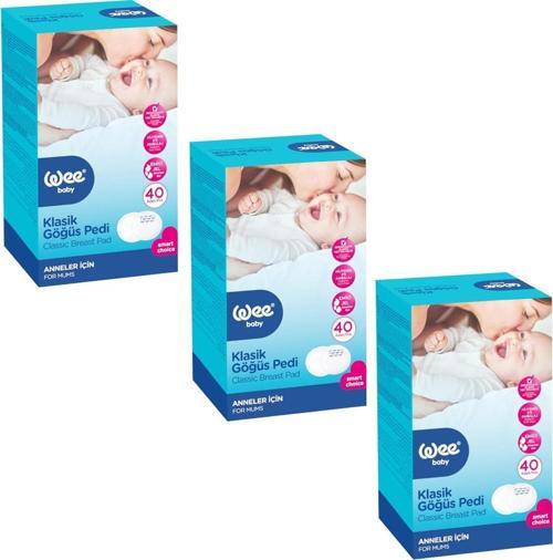 Klasik Göğüs Pedi 40 Lı 3 Adet