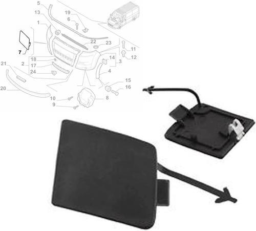 Ducato/Boxer/Jumper 2006- Ön Tampon Çeki Demir Kapağı Oem No (735423161)