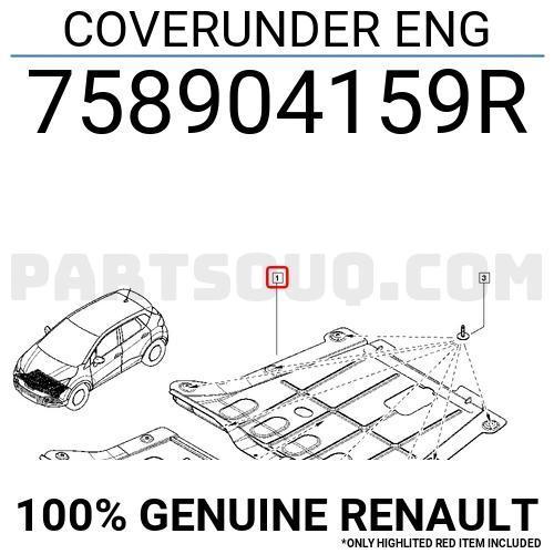 Renault Duster 2010- Karter Muhafazası Oem No (758904159R)