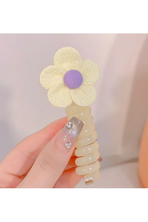 Kız Çocuk Yaylı Spiral Toka 1 Adet