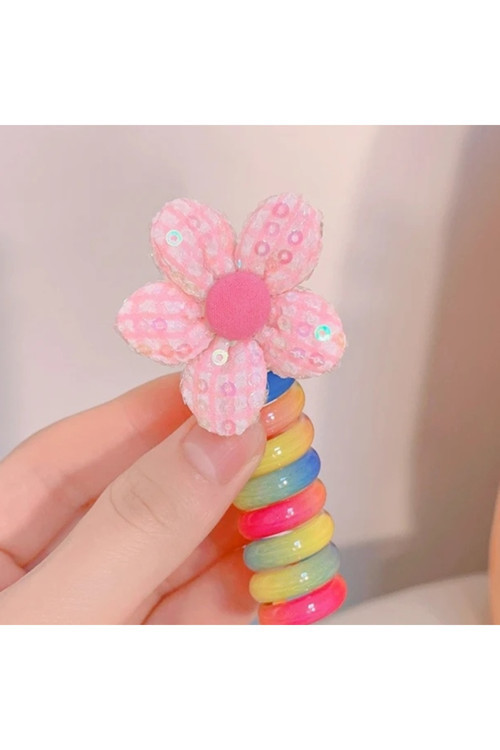 Lily Kız Çocuk Yaylı Spiral Toka 1 Adet