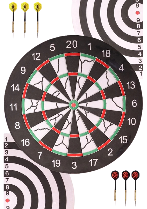 Flocked Dart Seti 18 İnç + 6 Dart Oku 18 Gr