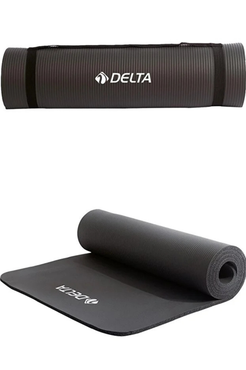 Pilates Minderi Yoga Matı 10mm Siyah TNF 516