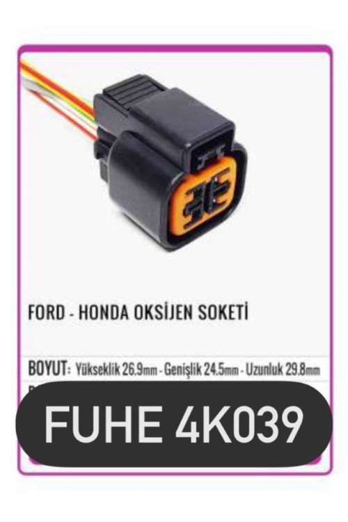 Fhe 4K039 Ford-Honda Oksijen Soket