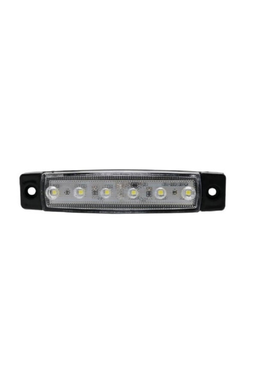 6 Ledli 24 Volt Parmak Lamba Beyaz (10 Adet)