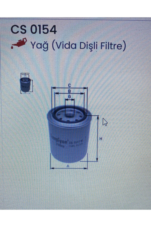 Şampiyon Cs 0154 Filtre
