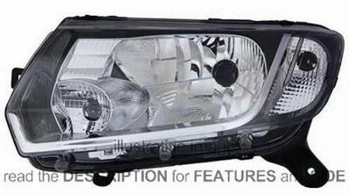 Dacia Logan Mcv Sandero Stepway 2013- Far Sağ Oem No (260105344R)