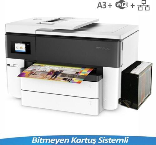 Officejet Pro 7740 Geniş Formatlı Bitmeyen Kartuşlu A3 Yazıcı + Anakart Yazılımlı