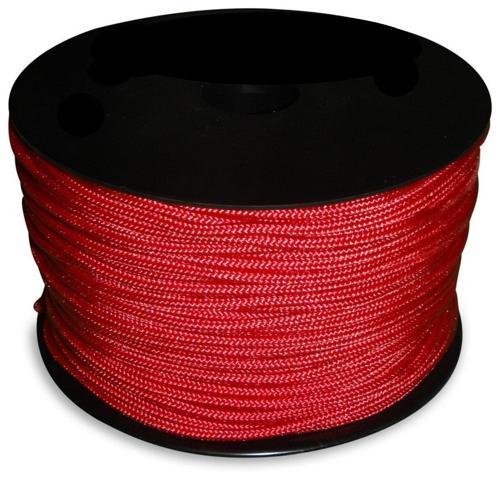 Kırmızı Renkli İskota Halat İp 3 Mm 10 Metre Yelken Mandar Halatı