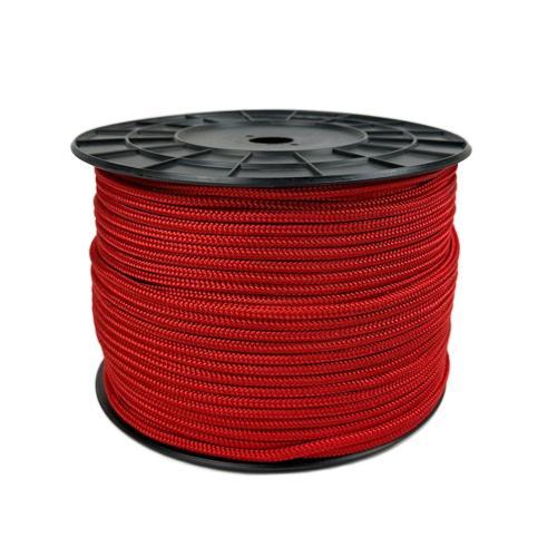 Kırmızı Renkli İskota Halat İp 6 Mm 10 Metre Yelken Mandar Halatı