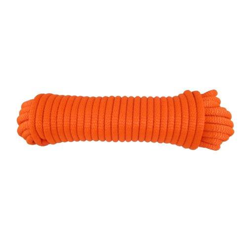Turuncu Renkli İskota Halat İp 6 Mm 10 Metre Yelken Mandar Halatı