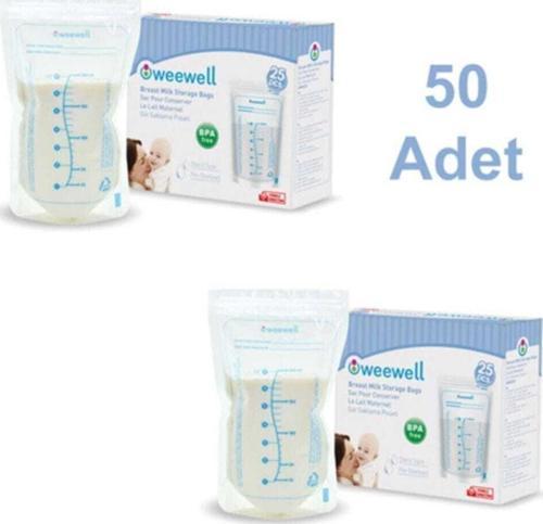 Süt Saklama Poşeti 50 Adet Wms825