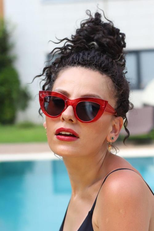 Bh 19770 Kırmızı Kadın Güneş Gözlüğü