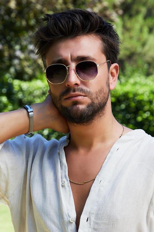 Bh 3548 Gold Siyah Unisex Güneş Gözlüğü