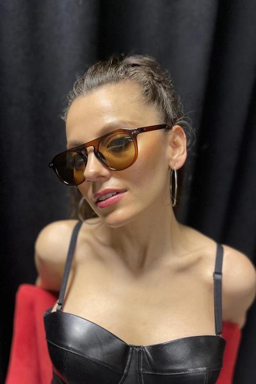 Bh Ex677 Kahverengi Unisex Güneş Gözlüğü