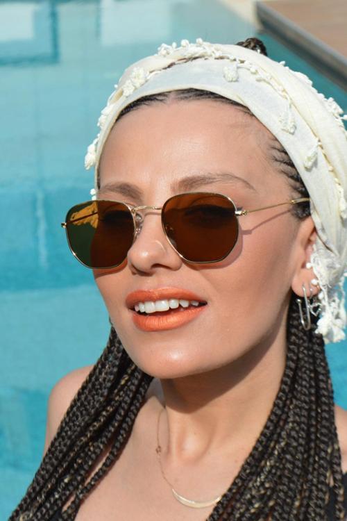 Unisex Kahverengi Güneş Gözlüğü Bh Db319