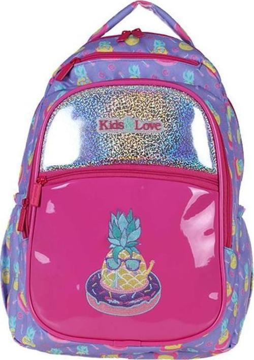 Kids Love Ananas Sırt Çantası Rugan Hologram L5069