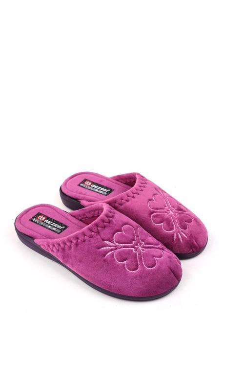 14518 Cırtlı Çıkarılabilir Taban Günlük Kadın Ev-Halı Terliği