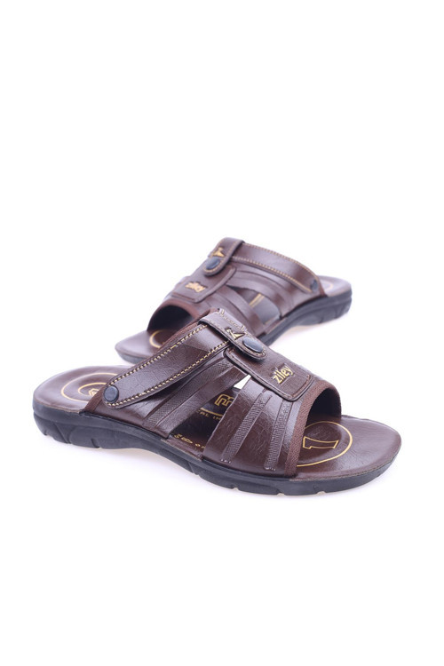 00644 Erkek 4 Nokta Ortopedik Terlik & Sandalet