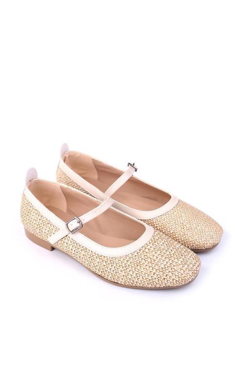 4849 Kadın Günlük Rahat Taban Babet Ayakkabı