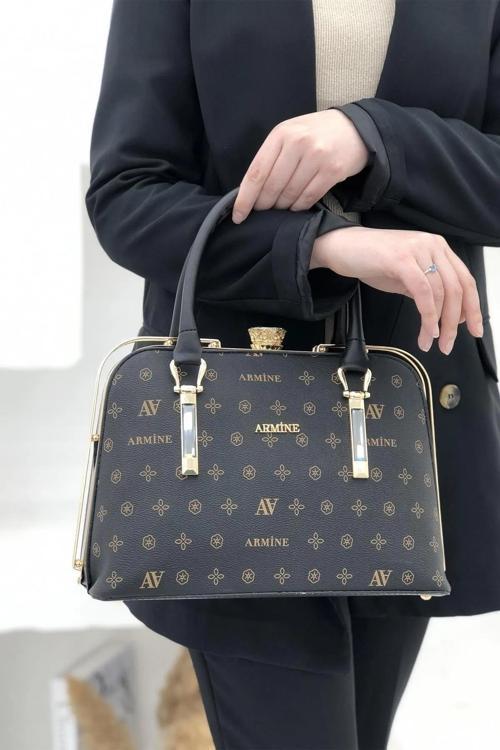 339 Kadın Baskılı El & Omuz Çantası