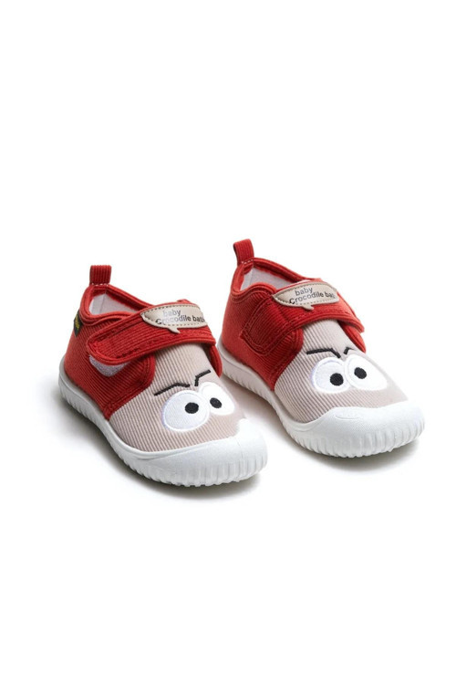 Erkek Çocuk Bebek Kışlık Cırtlı Günlük Okul Kreş Panduf Ayakkabı