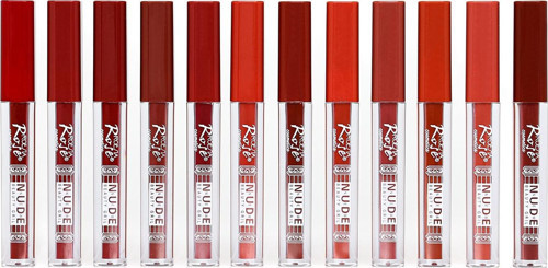 Rose Nude New Fashıon 12'Li Kalıcı Ince Ruj Serisi