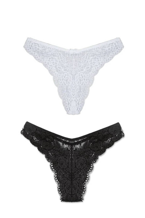 Dantelli Brazilian Külot 2 Adet