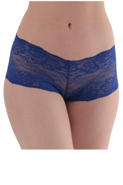 Gecko Kadın Dantelli Şort Boxer Fantazi Kadın Külot