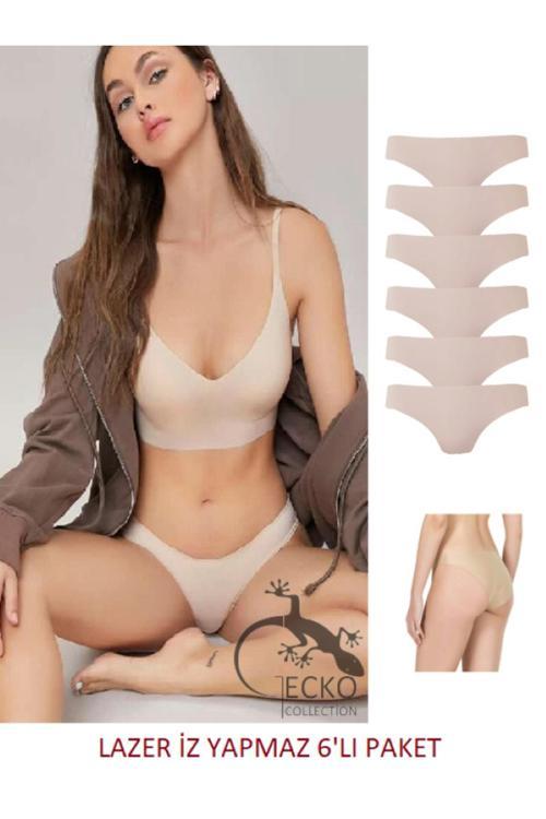 Lazer Kesim Iz Yapmaz,Görünmez,Yumuşak.,İç Giyim Külot 6'Lı
