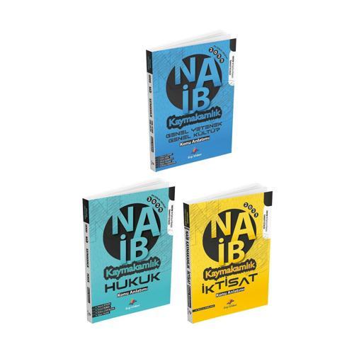 Dizgi Kitap 2023 NAİB Kaymakamlık Konu 3 lü Set Yayınları