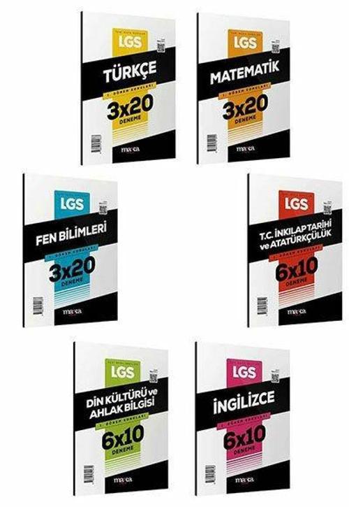 2025 LGS 1. Dönem Konuları Tüm Dersler Deneme Sınavı Seti 6 Fasikül 27 Deneme