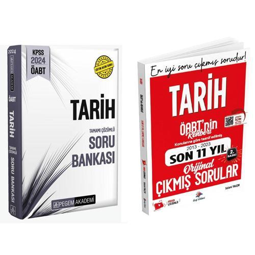 Pegem 2024 KPSS ÖABT Tarih Soru ve Dizgi ÖABT Tarih Son 11 Yıl Çıkmış Sorular Seti Pegem + Dizgi