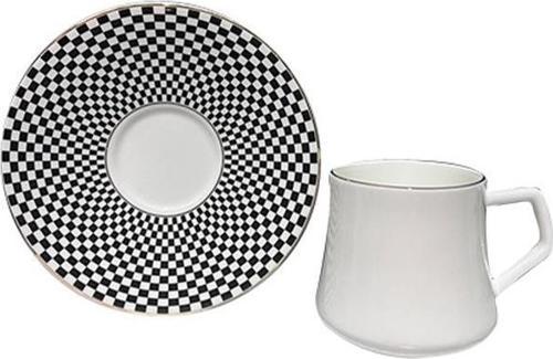 Evaliza Dama Bw 1mm Gold Kahve Fıncanı 12'li