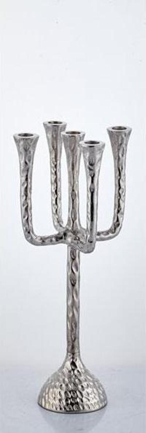Cactüs Small Candlestand 5 Lıghts Nickel 15X15X44 cm