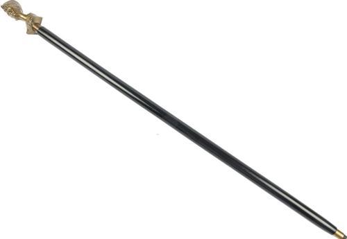 Antik Gold Dekor İnsan Figürlü Baston 95cm