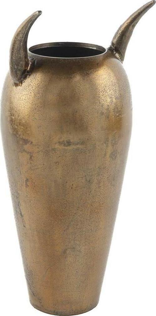 Antik Pirinç Vazo 18x43cm
