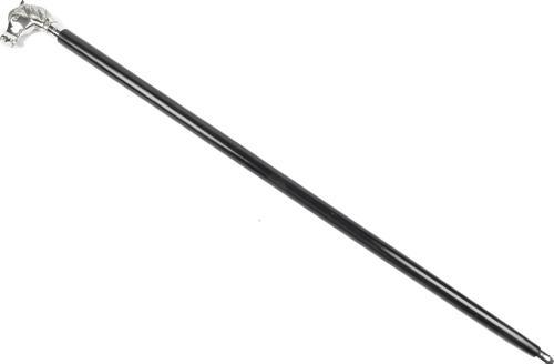 Gümüş Dekor At Figürlü Baston 95cm