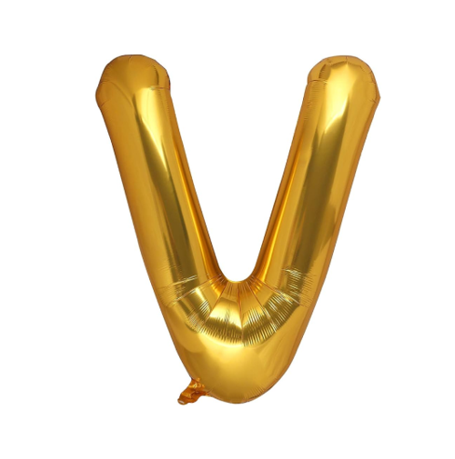 Rps Folyo Balon 34" Harf Gold V