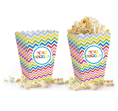Popcorn Kutusu 8Li İyi ki Doğdun