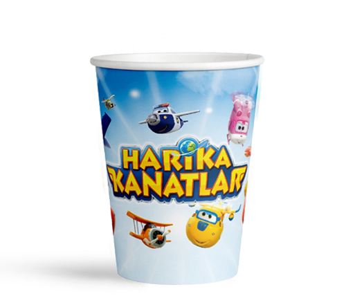 Harika Kanatlar Karton Bardak 8 Li