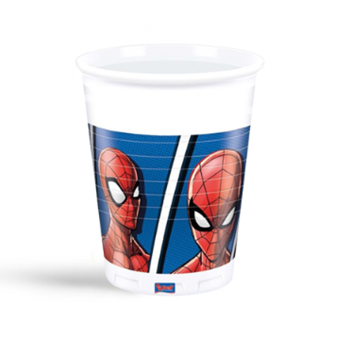 Spiderman Team Up Plastik Bardak 200ml 8 Li